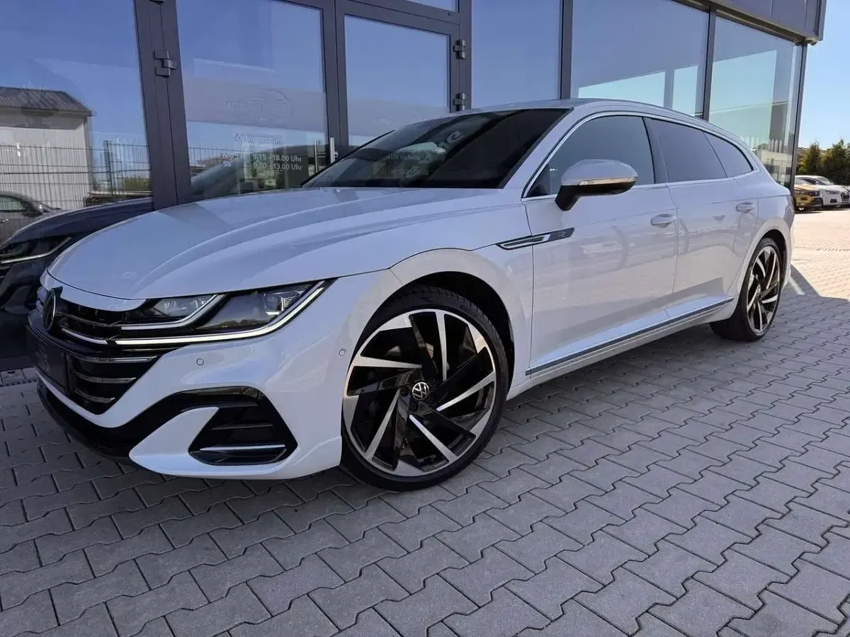 Gebraucht VW Arteon R-line 200 PS (147 kW) 2021 Oryxweiß perlmutteffekt Kombi