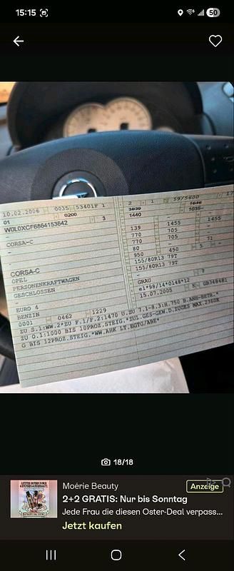 Gebraucht Opel Corsa 80 PS (58 kW) 2006 Silber Kleinwagen