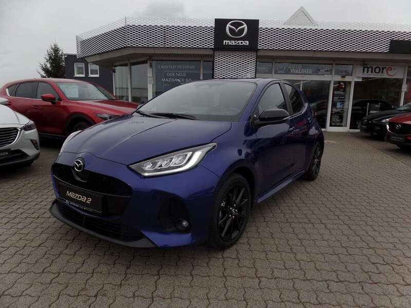 Glass blue Neu 2024 Mazda 2 Homura-Line Kleinwagen | 25.780 € (Fairer Preis) - Bild 1/4