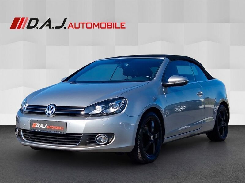 Silber Gebraucht 2012 VW Golf Cabriolet Exclusive Cabrio | 9.380 € (Guter Preis) - Bild 1/4