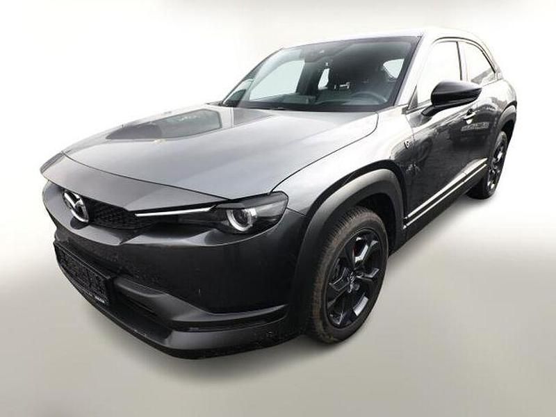Machine grey metallic (metallic) Gebraucht 2023 Mazda MX30 Prime-Line SUV | 21.427 € (Superpreis) - Bild 1/1