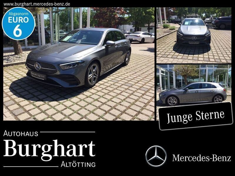 lack mountaingrau Gebraucht 2024 Mercedes A200 Advanced Limousine | 37.900 € - Bild 1/4