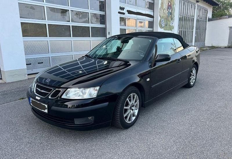 Schwarz Gebraucht 2007 Saab 9-3 Cabriolet Cabrio | 2.800 € (Superpreis) - Bild 1/4