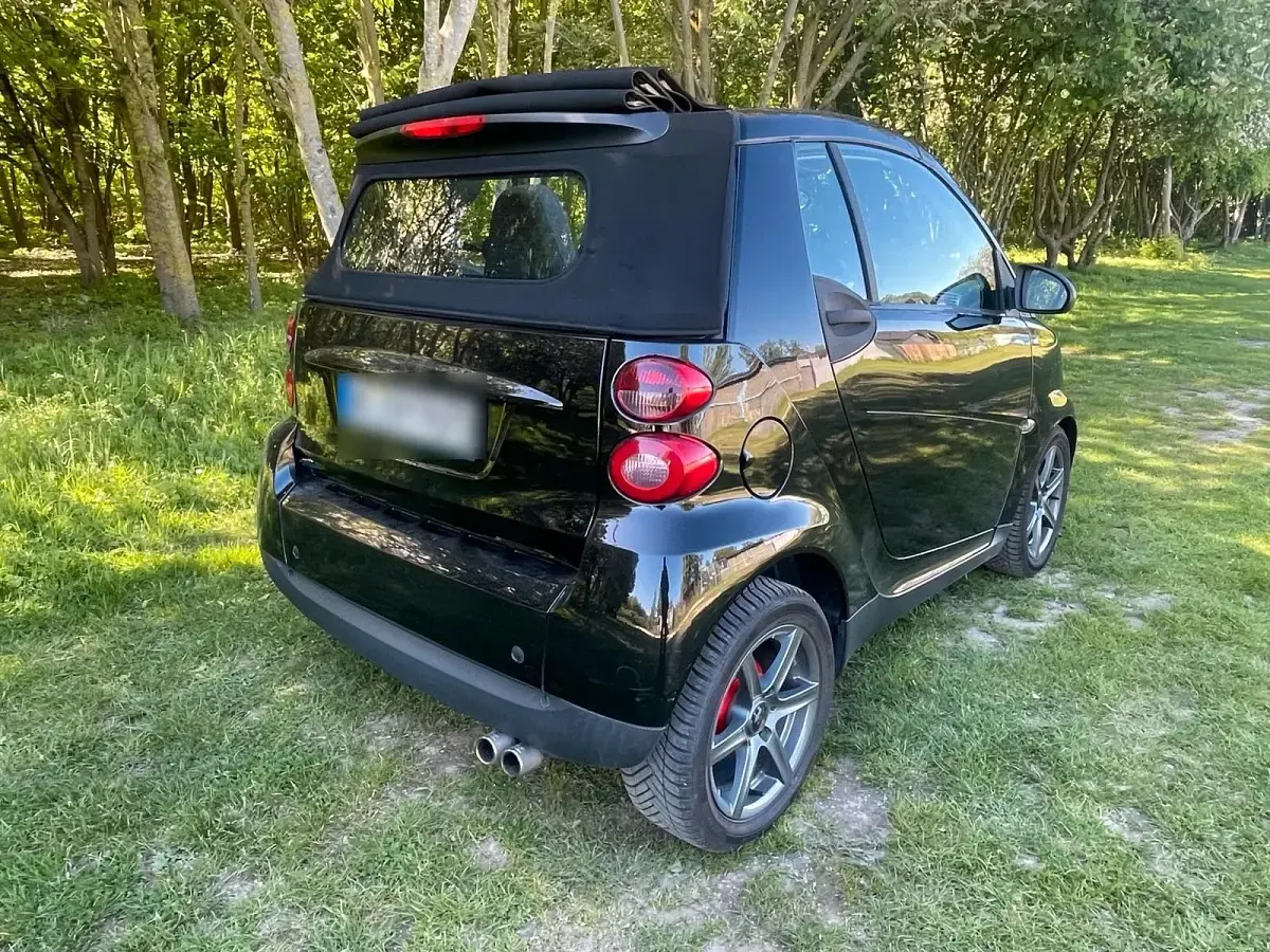 Gebraucht Smart ForTwo Cabrio 71 PS (52 kW) 2007 Schwarz Cabrio