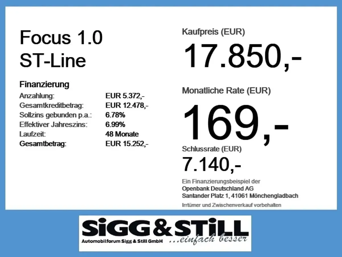 Gebraucht Ford Focus ST-Line 155 PS (114 kW) 2023 Magneticgrau (metallic) Limousine