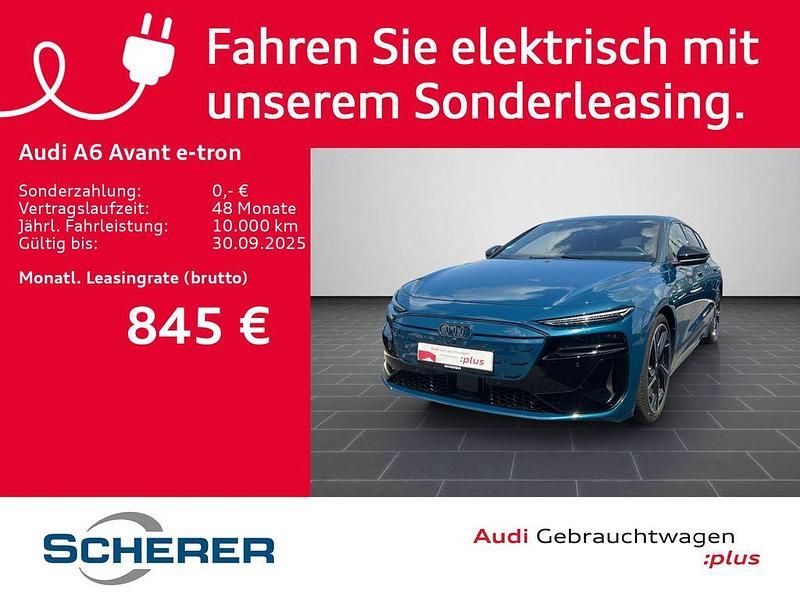 Malpeloblau metallic (metallic) Gebraucht 2025 Audi A6 e-tron Ambiente Kombi | 68.900 € - Bild 1/3
