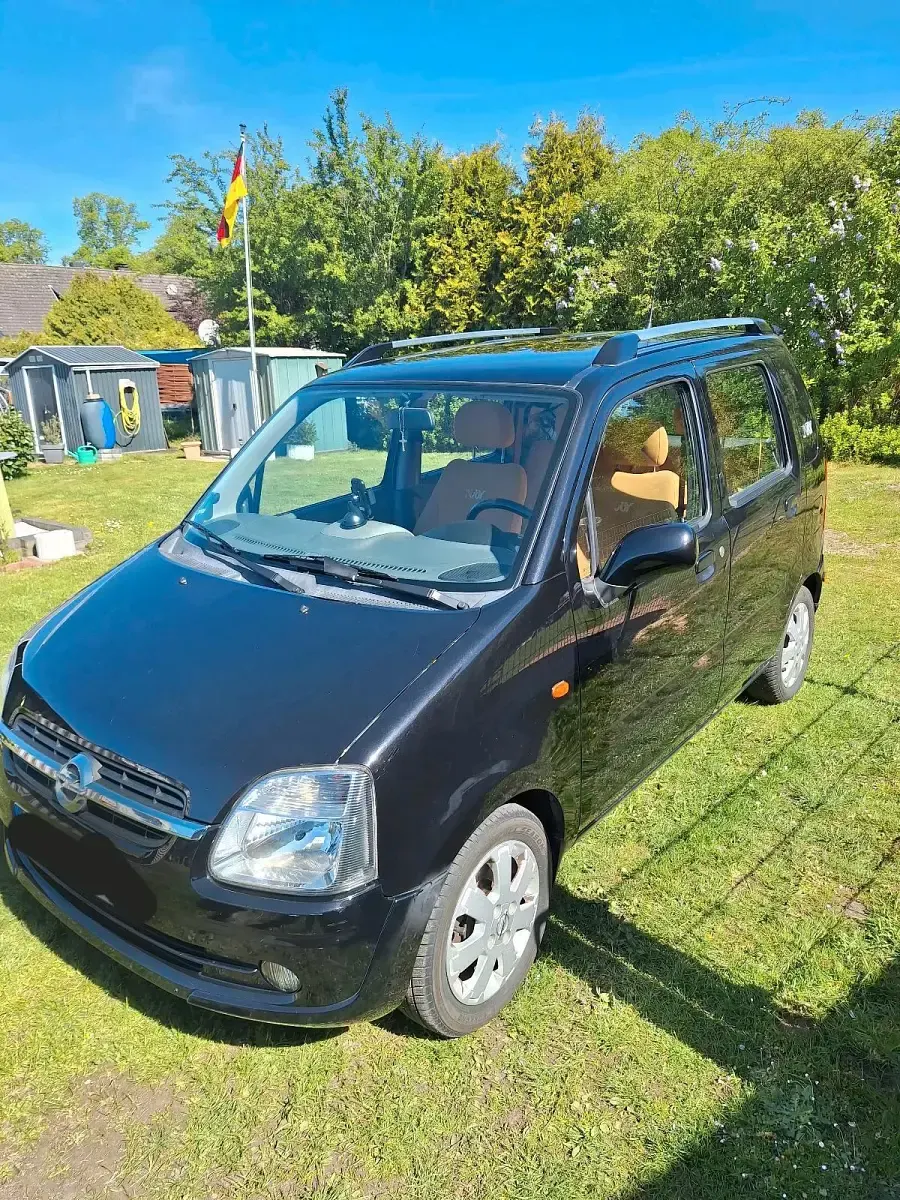 Gebraucht Opel Agila Njoy 75 PS (55 kW) 2002 Schwarz Van / Kleinbus