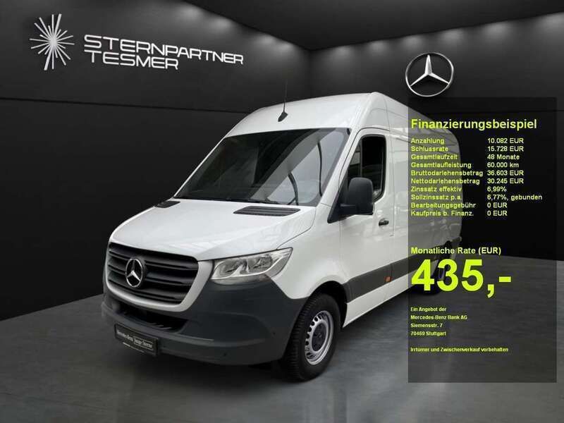 Arktikweiß Gebraucht 2023 Mercedes Sprinter Van | 40.327 € (Guter Preis) - Bild 1/4