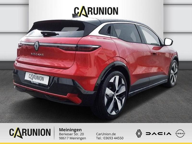 Gebraucht Renault Megane E-Tech Techno 160 kW (218 PS) 2024 Dezirrot metallic, black pear Limousine