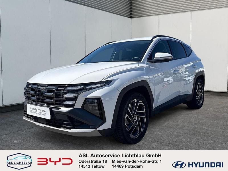 Atlas white Gebraucht 2024 Hyundai Tucson Prime SUV | 31.950 € (Guter Preis) - Bild 1/4