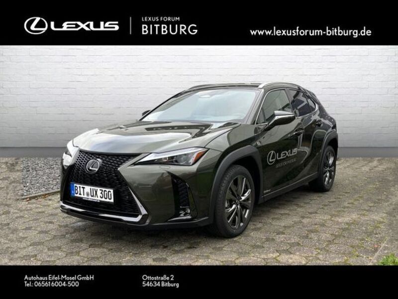 Norigrün (metallic) Gebraucht 2024 Lexus UX 300h SUV | 39.960 € - Bild 1/4