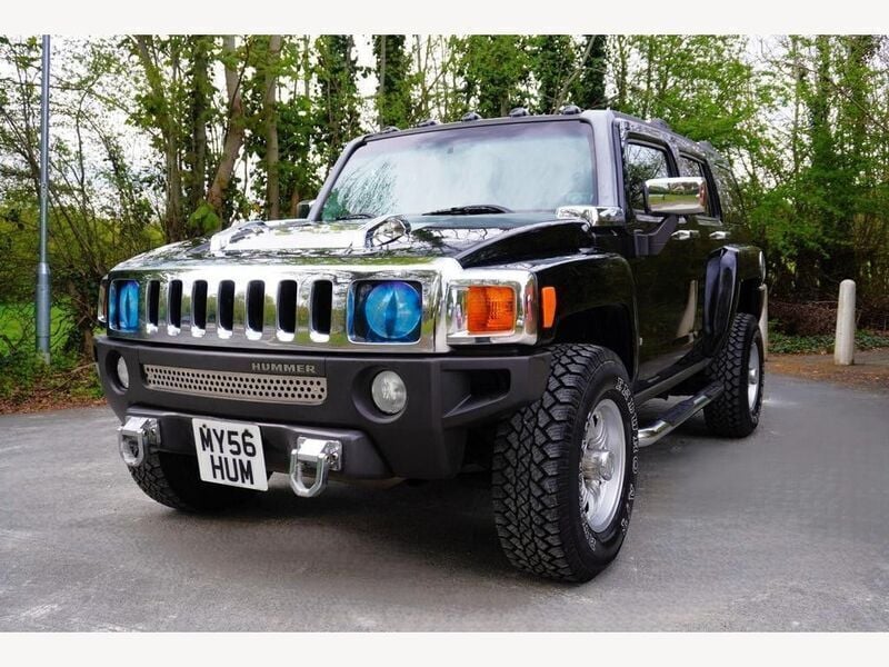 Schwarz Gebraucht 2006 Hummer H3 SUV | 20.195 € (Teuer) - Bild 1/4