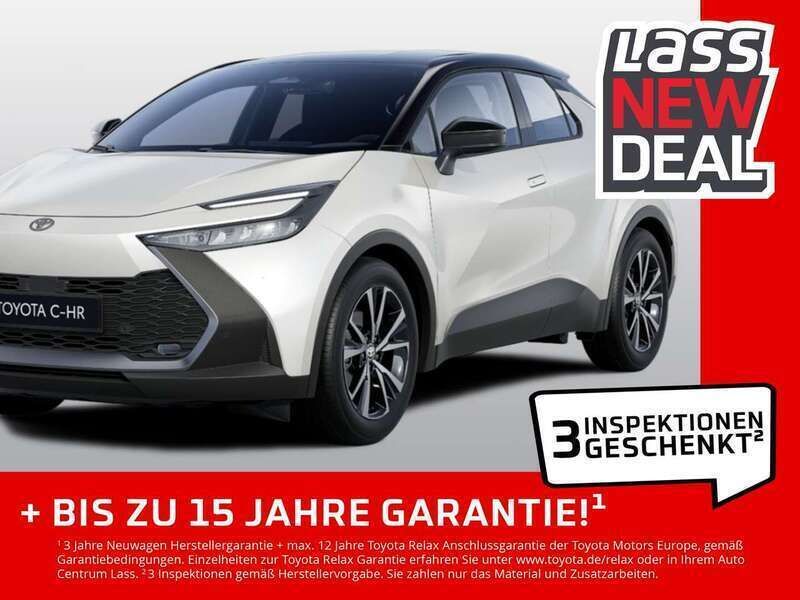 2mq schneeweiß/ dach schwarz Neu 2025 Toyota C-HR SUV | 36.469 € (Guter Preis) - Bild 1/4