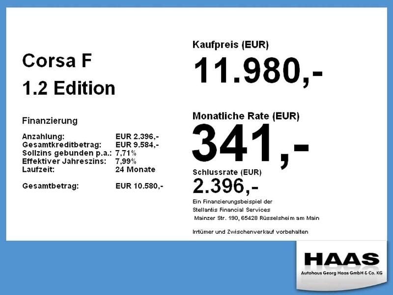 Gebraucht Opel Corsa 75 PS (55 kW) 2022 Karbon schwarz (metallic) Kleinwagen