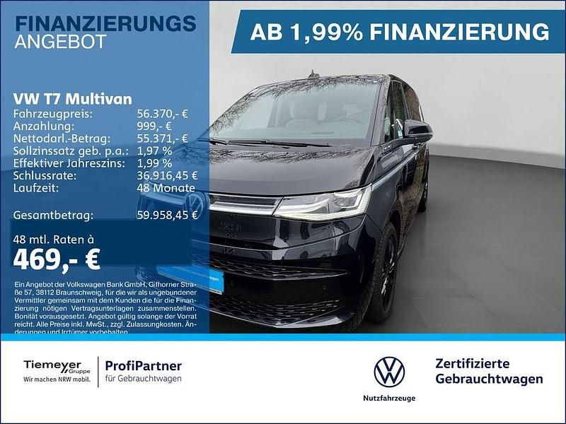 Gebraucht VW Multivan Style 150 PS (110 kW) 2025 Schwarz Van