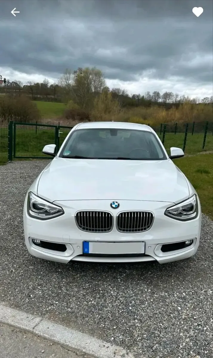 Gebraucht BMW 114 Advantage 102 PS (75 kW) 2012 Weiß Kleinwagen