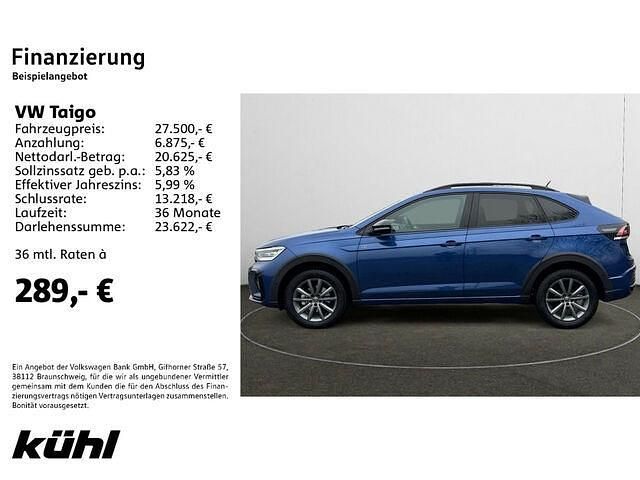 Gebraucht VW Taigo R-line 116 PS (85 kW) 2024 Reef blue metallic SUV