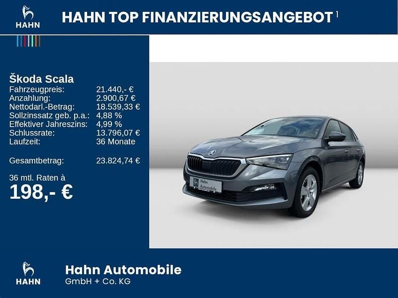 Gebraucht Skoda Scala Style 150 PS (110 kW) 2023 Graphitegrau metallic Kleinwagen
