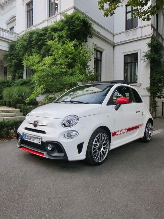 Weiß Gebraucht 2021 Abarth 595C Cabrio | 17.590 € (Superpreis) - Bild 1/4