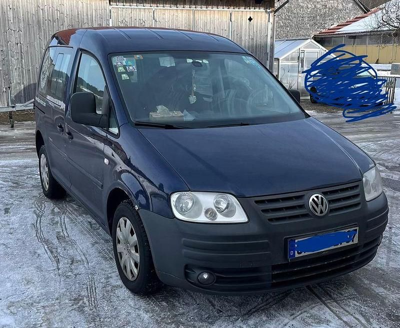Blau Gebraucht 2010 VW Caddy Life Van / Kleinbus | 3.500 € - Bild 1/4