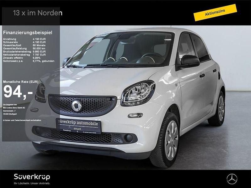 Weiß Gebraucht 2019 Smart ForFour Kleinwagen | 12.980 € (Fairer Preis) - Bild 1/4