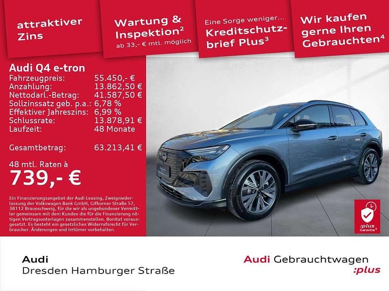 Neu Audi Q4 e-tron Sport 210 kW (286 PS) 2026 Geysirblau metallic SUV
