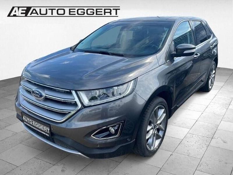 Grau Gebraucht 2017 Ford Edge Titanium SUV | 19.950 € (Guter Preis) - Bild 1/3