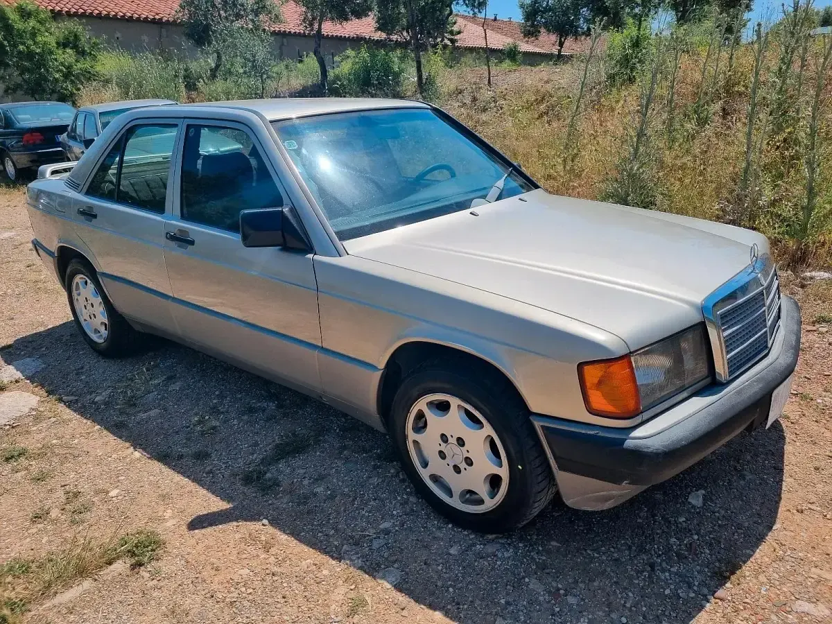 Gebraucht Mercedes 190 1990 Silber Limousine