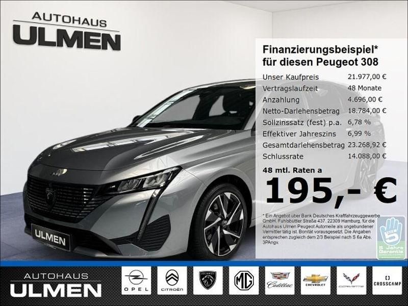Grau Gebraucht 2022 Peugeot 308 Allure Kombi | 21.977 € (Teuer) - Bild 1/4