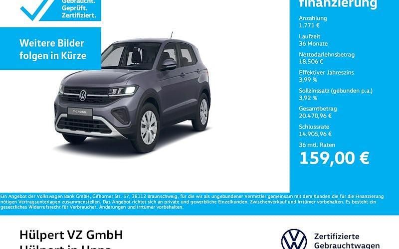 Grau Gebraucht 2025 VW T-Cross SUV | 20.277 € (Guter Preis) - Bild 1/4