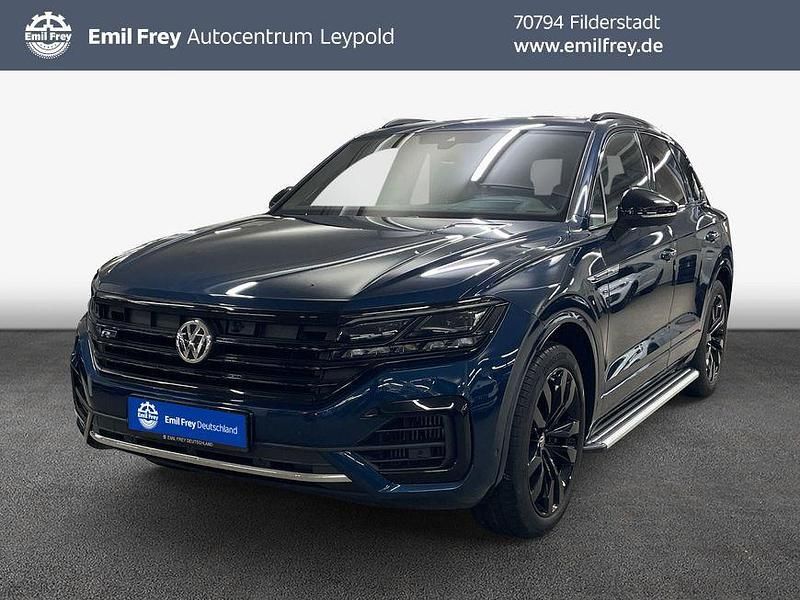 Aquamarinblau metallic Gebraucht 2020 VW Touareg R-line SUV | 68.890 € - Bild 1/4