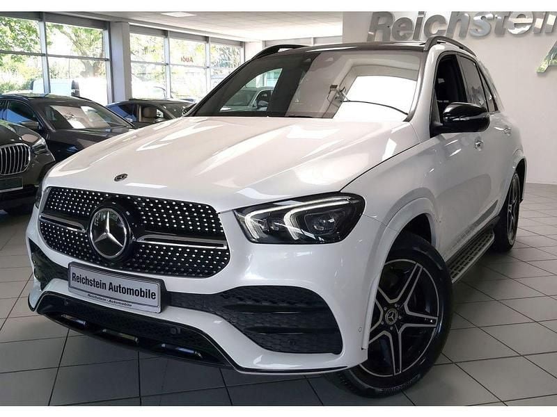 Diamantweiss (metallic) Gebraucht 2020 Mercedes GLE400 SUV | 59.979 € (Teuer) - Bild 1/4