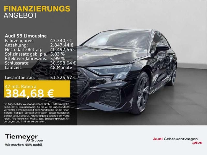 Schwarz Gebraucht 2024 Audi S3 Business Limousine | 43.340 € (Fairer Preis) - Bild 1/4
