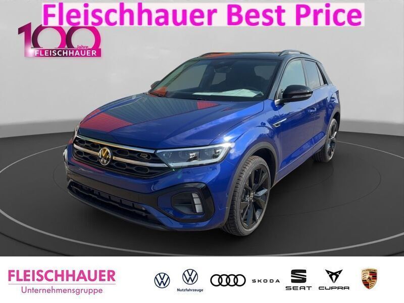 Blau Gebraucht 2024 VW T-Roc R-line SUV | 34.997 € (Teuer) - Bild 1/4