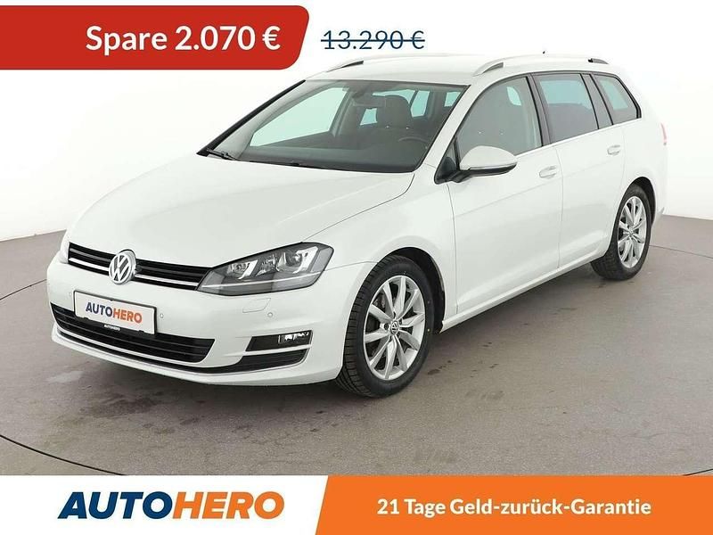 Weiß Gebraucht 2014 VW Golf VII Highline Limousine | 11.220 € (Fairer Preis) - Bild 1/3