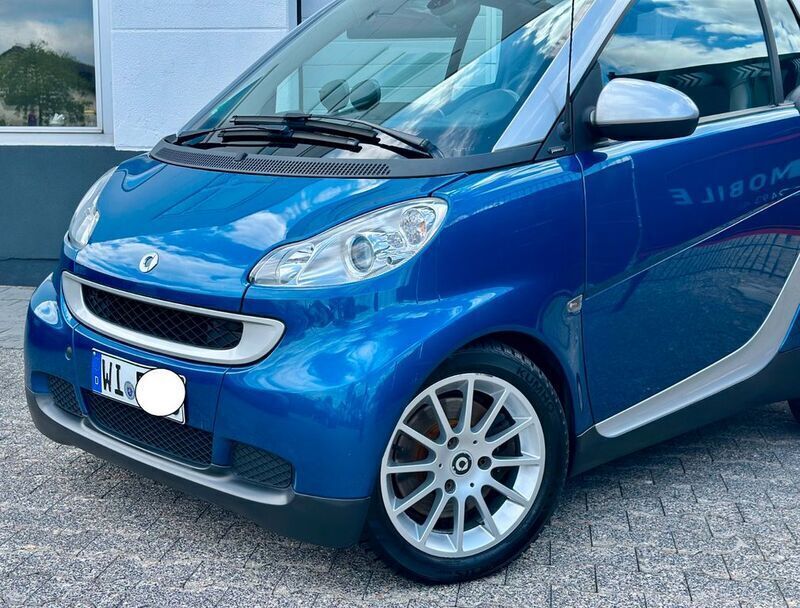 Blau Gebraucht 2008 Smart ForTwo Cabrio Cabrio | 5.380 € (Fairer Preis) - Bild 1/4