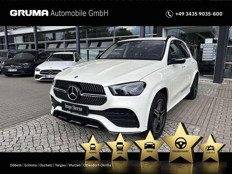 Manufaktur diamantweiß bright Gebraucht 2022 Mercedes GLE400 AMG SUV | 60.960 € (Fairer Preis) - Bild 1/4