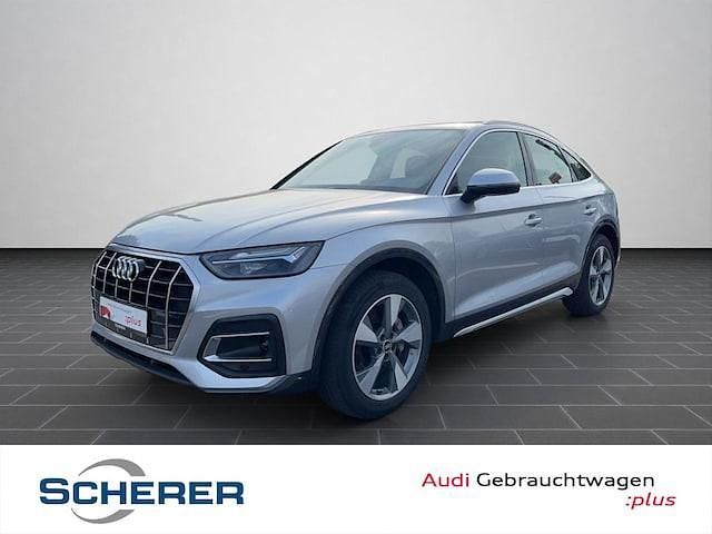 Florettsilber metallic Gebraucht 2021 Audi Q5 Sportback Advanced SUV | 35.500 € (Fairer Preis) - Bild 1/4