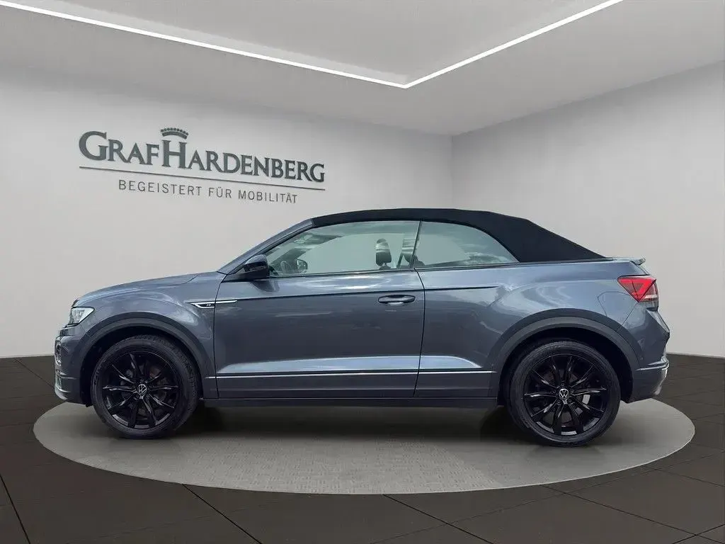 Gebraucht VW T-Roc Cabriolet R-line 150 PS (110 kW) 2022 Grau Cabrio