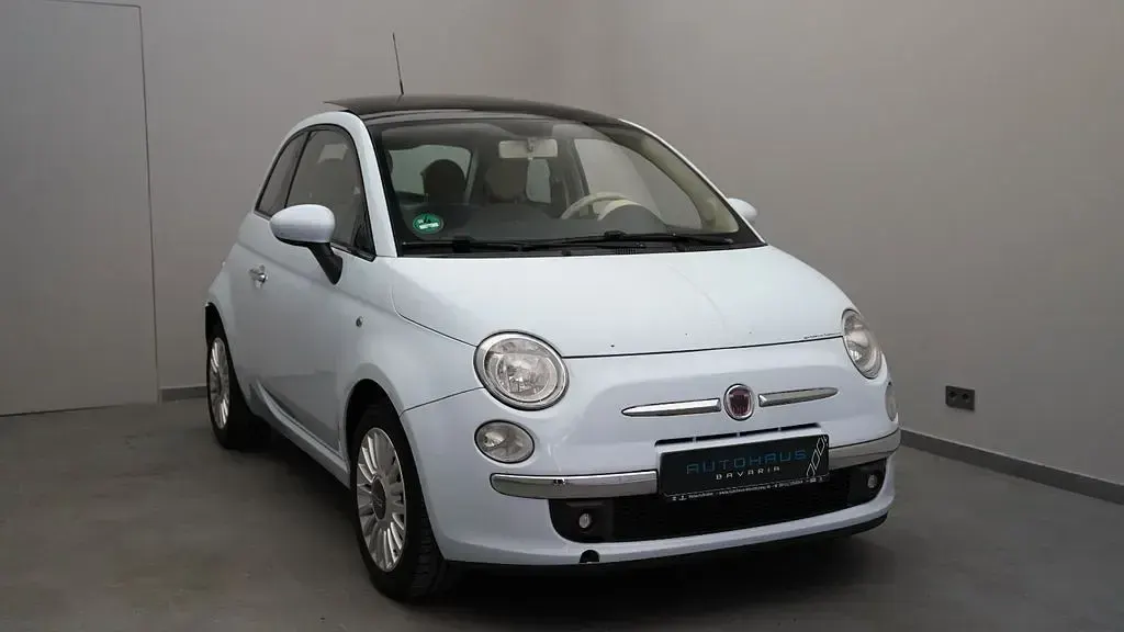 Gebraucht Fiat 500 Lounge 101 PS (74 kW) 2009 Blau Kleinwagen
