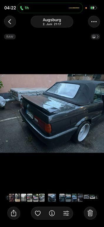 Gebraucht BMW 320 Cabriolet Performance 129 PS (94 kW) 1991 Schwarz Cabrio