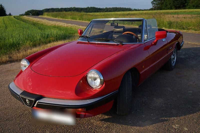 Gebraucht Alfa Romeo Spider 116 PS (85 kW) 1989 Rot Cabrio