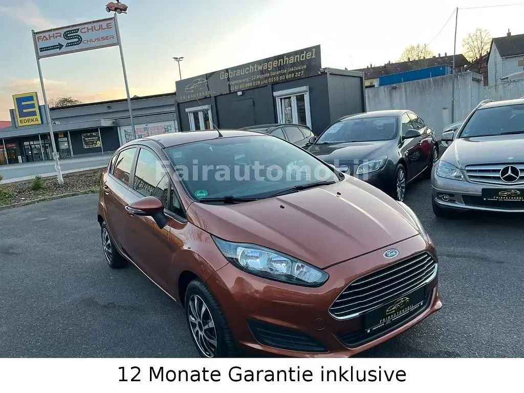 Gebraucht Ford Fiesta Trend 80 PS (58 kW) 2014 Braun Kleinwagen