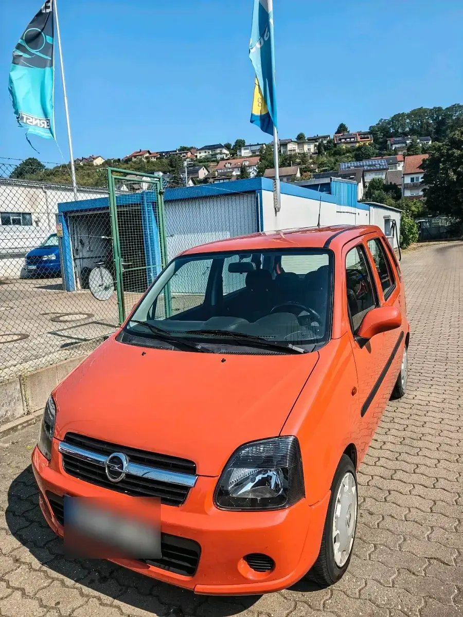 Gebraucht Opel Agila 75 PS (55 kW) 2005 Orange Van / Kleinbus