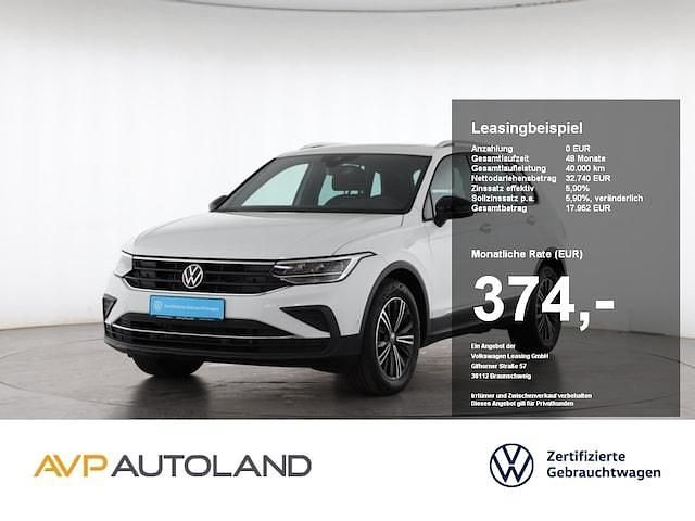 Weiß Gebraucht 2023 VW Tiguan Life SUV | 32.740 € (Fairer Preis) - Bild 1/4