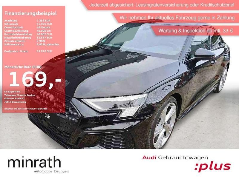 Schwarz Gebraucht 2024 Audi S3 Sport Limousine | 39.660 € (Superpreis) - Bild 1/4