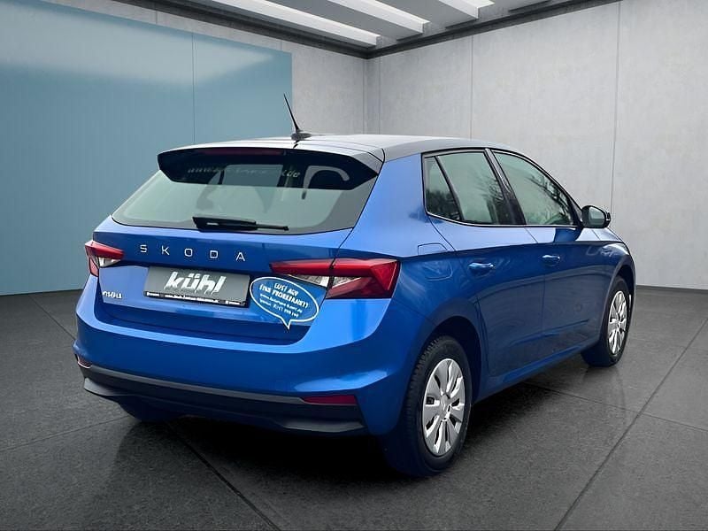 Blau Gebraucht 2024 Skoda Fabia Limousine | 19.149 € (Fairer Preis) - Bild 1/4