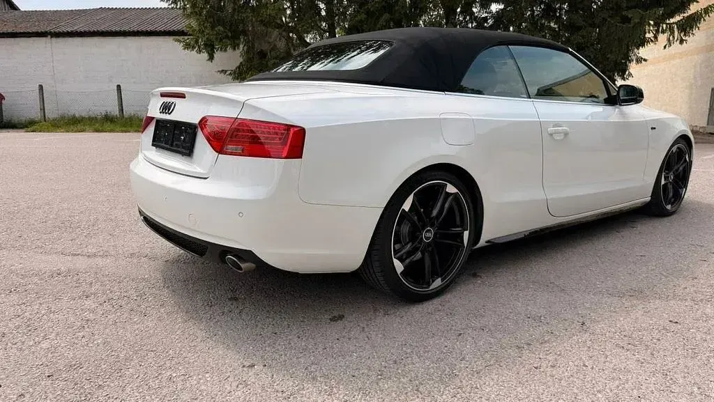 Gebraucht Audi A5 Cabriolet S-Line 204 PS (150 kW) 2012 Weiß Cabrio