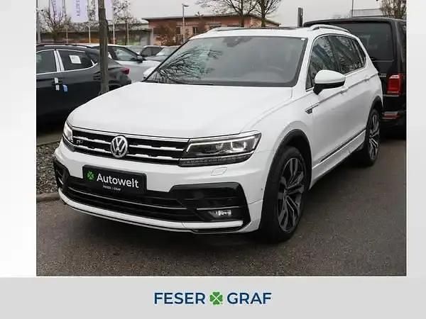 Pure white Gebraucht 2020 VW Tiguan Allspace SUV | 23.880 € - Bild 1/4