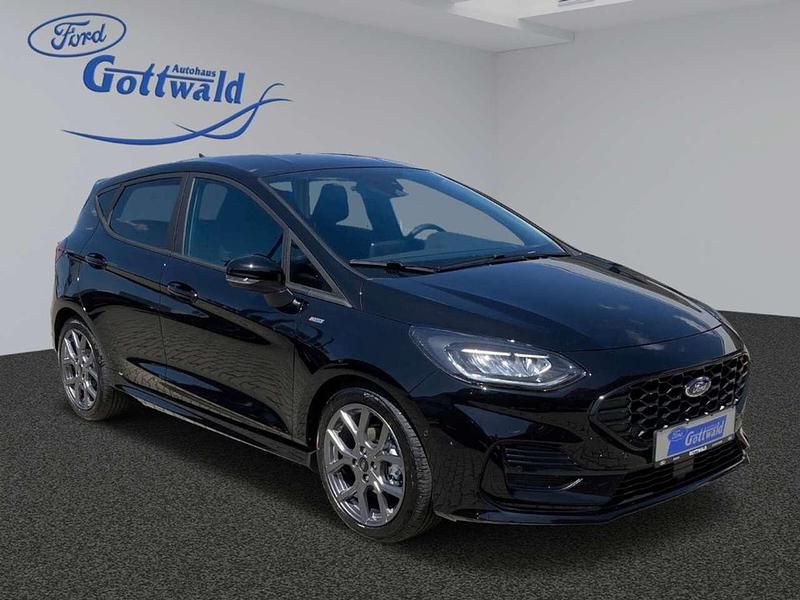 Obsidianschwarz metallic Gebraucht 2023 Ford Fiesta ST-Line X Kleinwagen | 20.490 € (Fairer Preis) - Bild 1/4